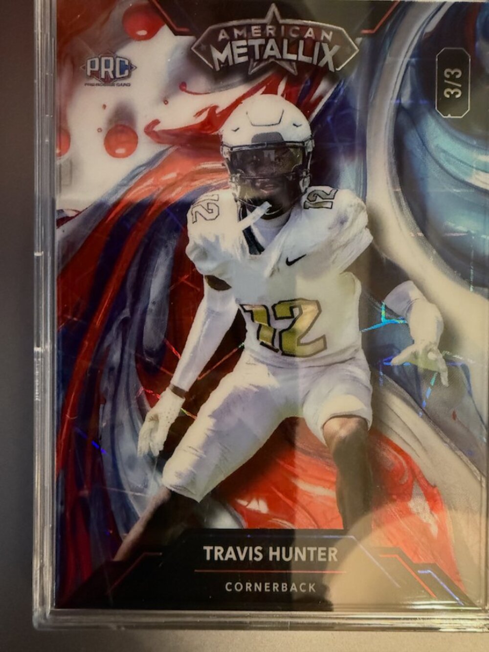 Travis Hunter WMF-TH | Wild Card American Metallix | Lava Foil | 3/3